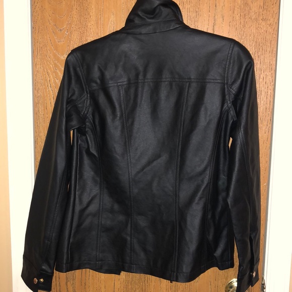 Dennis by Dennis Basso Faux Leather Jacket - Picture 4 of 4